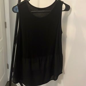 Black Layered Tank